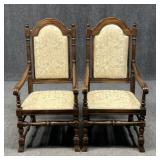 Pair of Ethan Allen Dining Arm Chairs