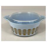 2 1/2 qt. Pyrex "Gourmet Gold" Casserole Dish