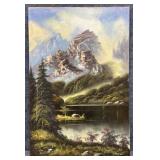 Original Oil Painting on Canvas Signed Chappel