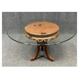 Faux Concrete End Table