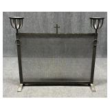 Metal Fireplace Screen