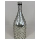 Wire Wrapped Mirrored Glass Vase