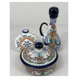 Hand Painted Mexico Pottery / 3