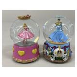 Enesco Disney Musical Snow Globes/ 2 pc