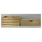Wooden Milk Crate & Organizer