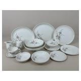 Carefree True China "Flame Lily" China Set
