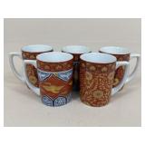 Neiman Marcus Porcelain Mugs|5 pc