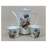 Pontesa Porcelain Coffee Set|3 pc