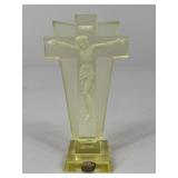 Bohemia Crystal Etched Christ On Cross