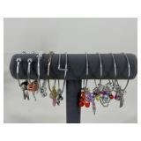 Bracelets w/ Charms / 9 pc