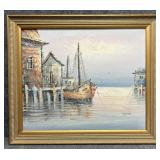 Original Oil Painting on Canvas Signed W.Jones