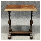 Carved Wood Side Table