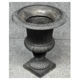 Painted Faux Concrete Urn Style Planter