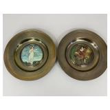 Pair Of Vintage Trafford Plaques