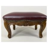 Wooden & Cushioned Foot Stool