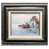 Original Oil Painting on Canvas Signed W. Brook