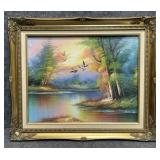 Original Oil Painting on Canvas Signed Kent