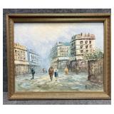 Original Oil Painting on Canvas Signed Burnett