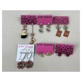 Betsey Johnson Earrings / 6 pairs