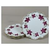 Coalport Bone China Plates / 4 pc