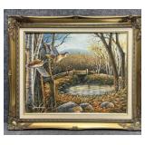 Original Oil Painting on Canvas Signed