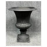 Painted Faux Concrete Urn Style Planter