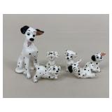 Walt Disney "101 Dalmatians" Porcelain Figures|6pc