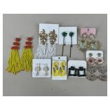 Costume Earrings / 9 pc