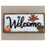 Round Top Collection Metal "Welcome" Sign