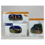 Dept 56 Halloween Village Accessories / 3 pc
