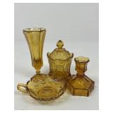 Amber Glass Assortment / 4 pc
