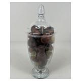 Potpourri In Glass Urn