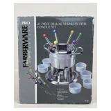 Farberware Pro 21-Piece Fondu Set NIB