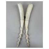 Carved Horn Decor