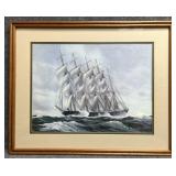 "Clipper Ship" Print by Hans Skalagard
