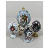 Franklin Mint & Lenox Decorative Eggs / 4 pc