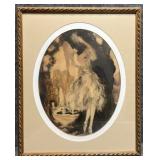 Louis Icart "My Secret Love" Colored Etching