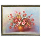 Large Original Painting on Canvas Signed Cox