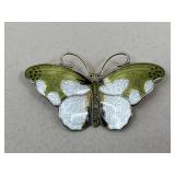 Sterling Silver Norway Butterfly Brooch