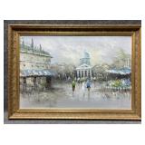 Original Oil Painting on Canvas Signed Moulin