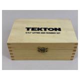 Tekton 5/32" Letter & Number Set