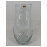 Etched Glass Vase