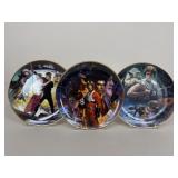 Hamilton "Star Wars Trilogy" Decorative Plates|3pc