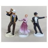 Avon "Images Of Hollywood" Porcelain Figures|3 pc