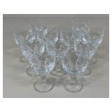 Clear Crystal Wine Glasses "Faro" By Atlantis