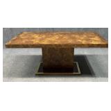 Thomasville Burl Veneer Dining Table w / 2 Leaves