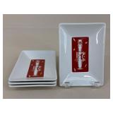 Chantal "Toy Soldier" Nutcracker Half-Plates|4 pc