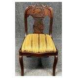 Vintage Carved Wood Chair