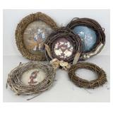 Grapevine Wreath Assortment|5 pc