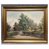 Vintage Original Oil on Canvas